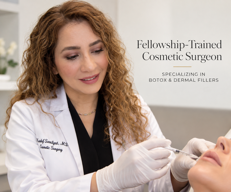 Fellowship-Trained Cosmetic Surgeon Specializing in Botox & Dermal Fillers